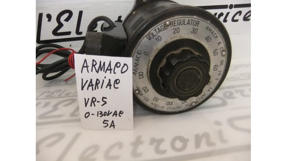 Armaco VR-5 variac transformer 0 130vac 5a